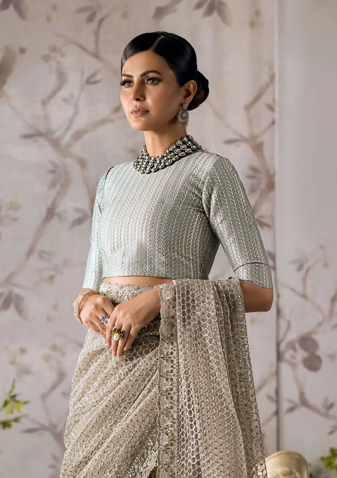 Aik Atelier | The Sari Edit | 03 -  Aik Atelier Formal - Original Designer Dress - House of Maryam