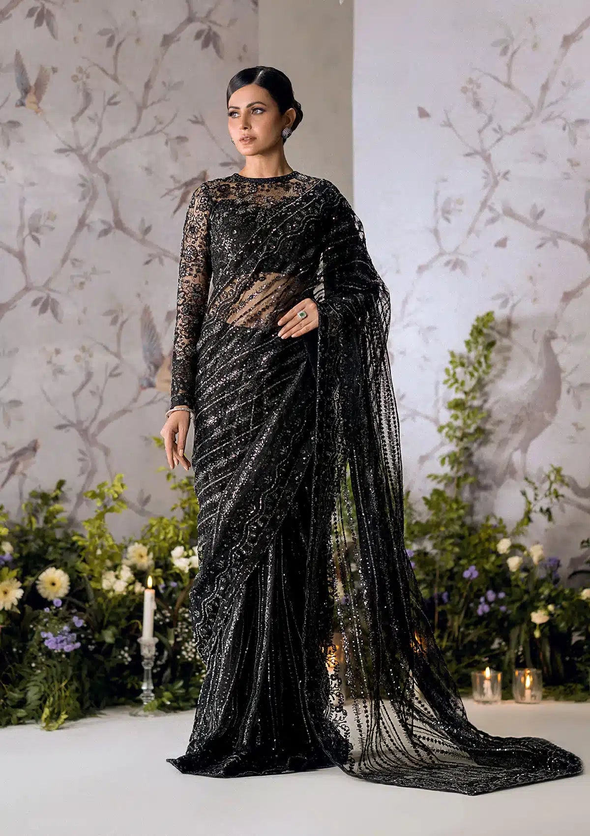 Aik Atelier | The Sari Edit | 05 -  Aik Atelier Formal - Original Designer Dress - House of Maryam