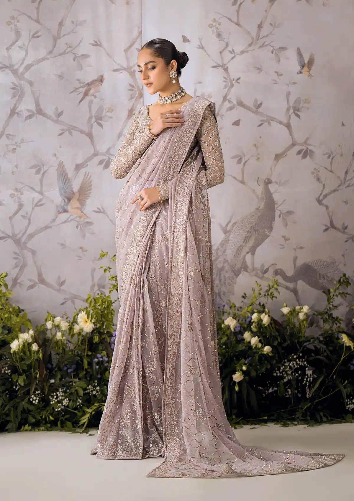 Aik Atelier | The Sari Edit | 06 -  Aik Atelier Formal - Original Designer Dress - House of Maryam