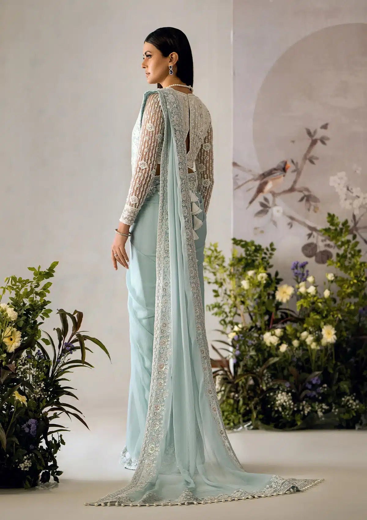 Aik Atelier | The Sari Edit | 08 -  Aik Atelier Formal - Original Designer Dress - House of Maryam