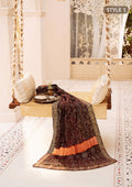Aik Atelier | MAROON TUSSAR SILK CHUNRI SHAWL -  Aik Atelier Bridal - Original Designer Dress - House of Maryam