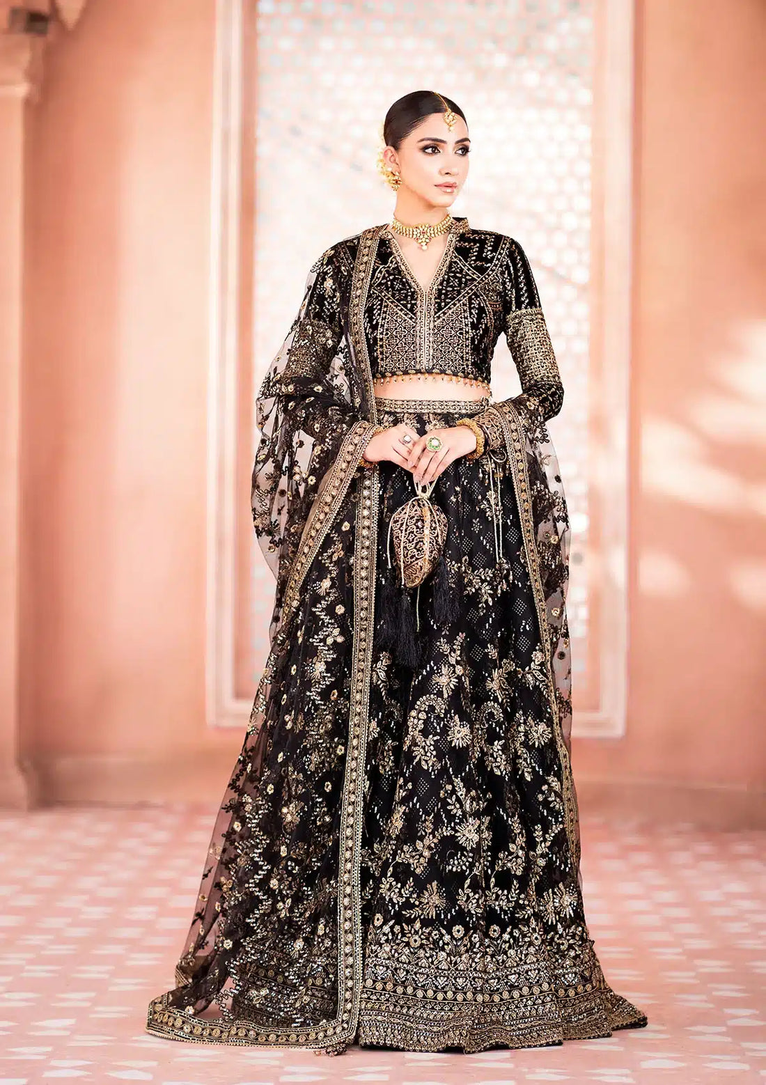 Aik Atelier | Zardozi Velvet 23 | 04 -  Aik Atelier Formal - Original Designer Dress - House of Maryam