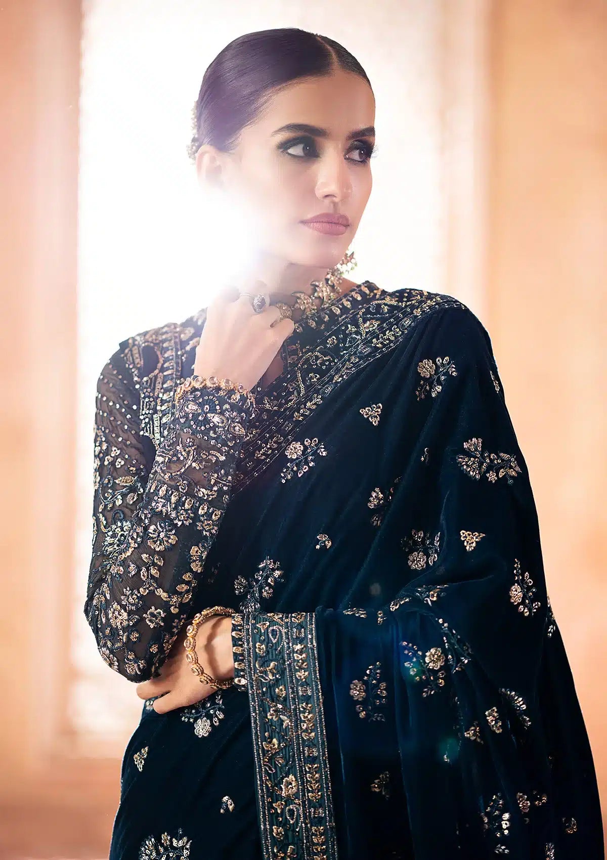 Aik Atelier | Zardozi Velvet 23 | 06 -  Aik Atelier Formal - Original Designer Dress - House of Maryam