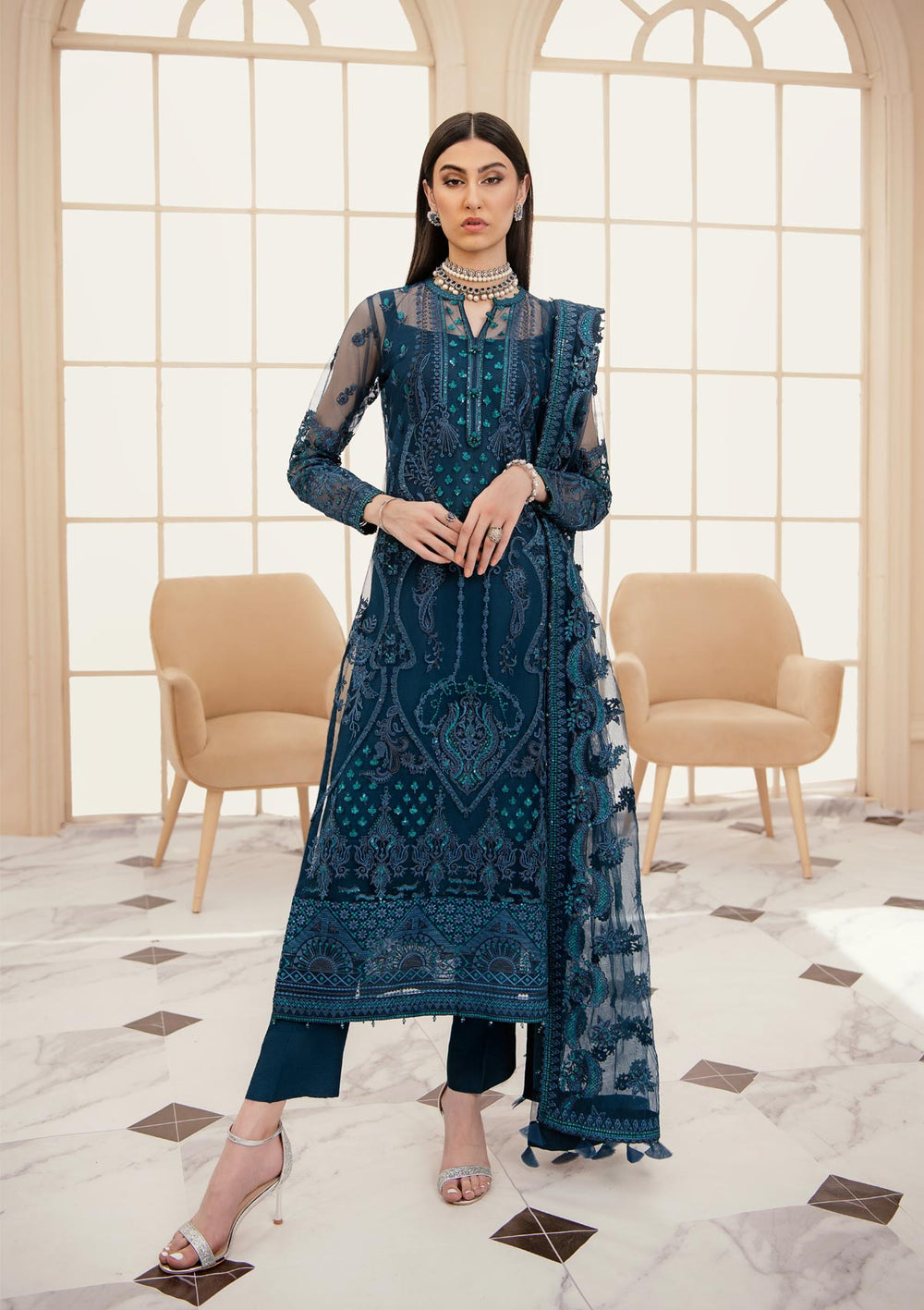 Aik Atelier | Formals Collection | LUMIERE - LOOK 07 -  Aik Atelier Formal - Original Designer Dress - House of Maryam