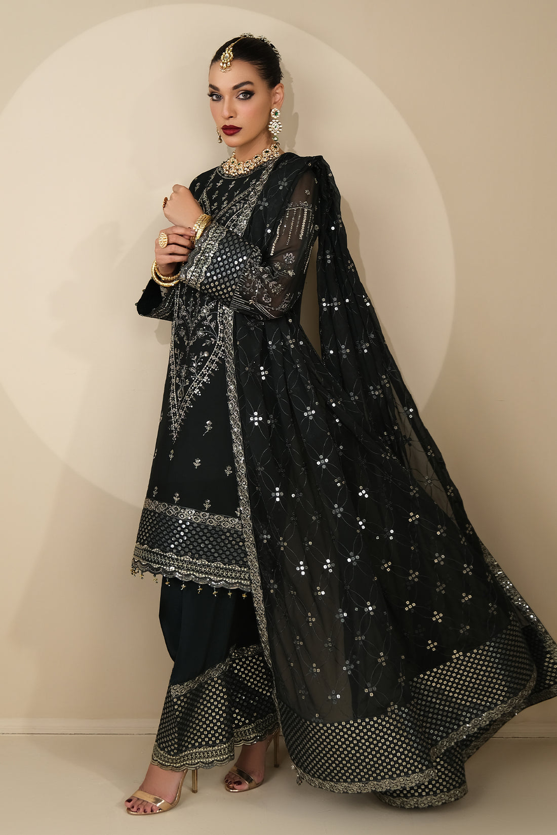 Alizeh | Formals Collection | MINERVA UF-V03D04 -  Alizeh Formal - Original Designer Dress - House of Maryam