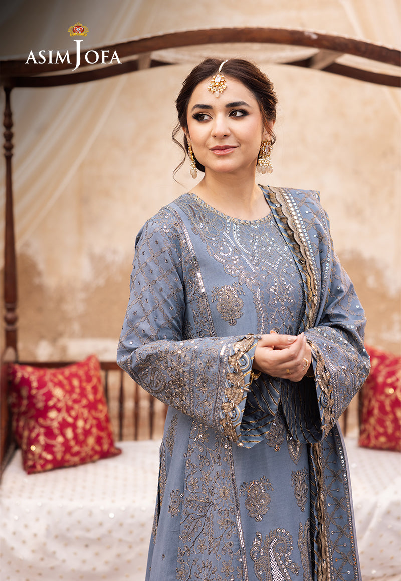 Asim Jofa | Chikankari Eid24 | AJCE-12 -  Asim Jofa Formal - Original Designer Dress - House of Maryam