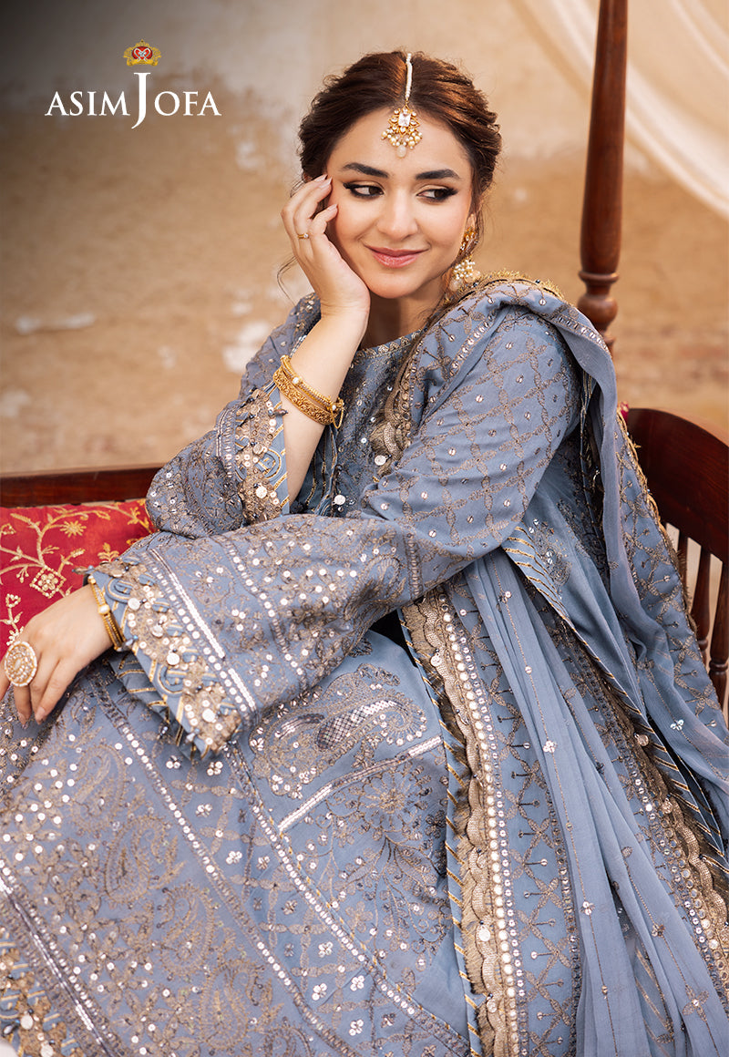 Asim Jofa | Chikankari Eid24 | AJCE-12 -  Asim Jofa Formal - Original Designer Dress - House of Maryam