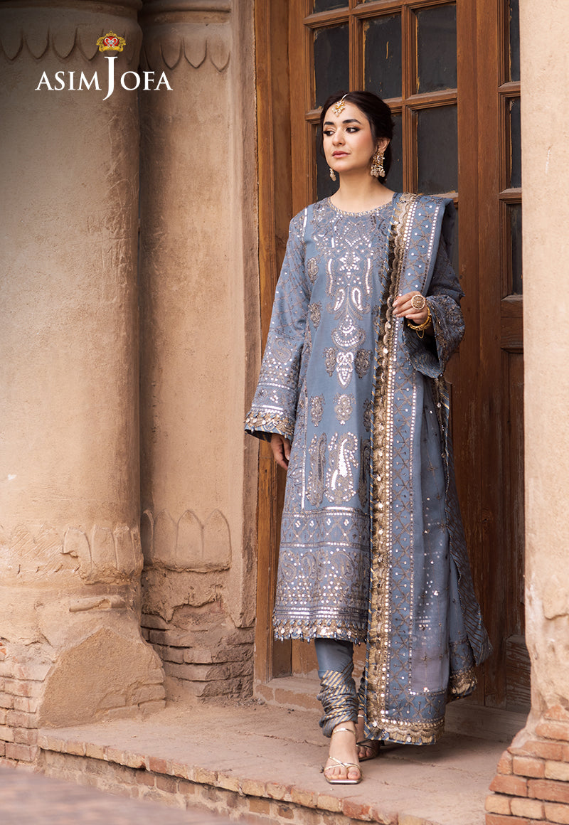Asim Jofa | Chikankari Eid24 | AJCE-12 -  Asim Jofa Formal - Original Designer Dress - House of Maryam