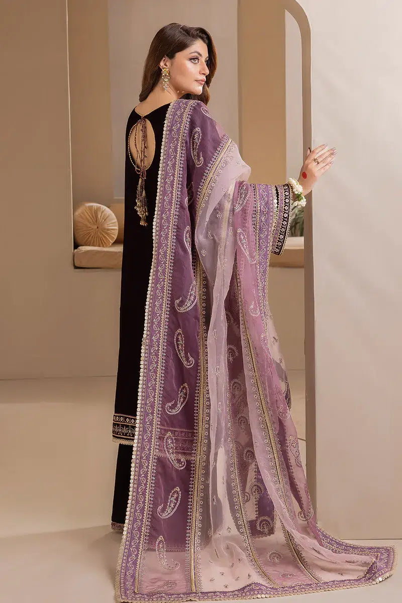 Baroque | Jahanara Luxury Velvet 23 | UF-422 -  Baroque Formal - Original Designer Dress - House of Maryam