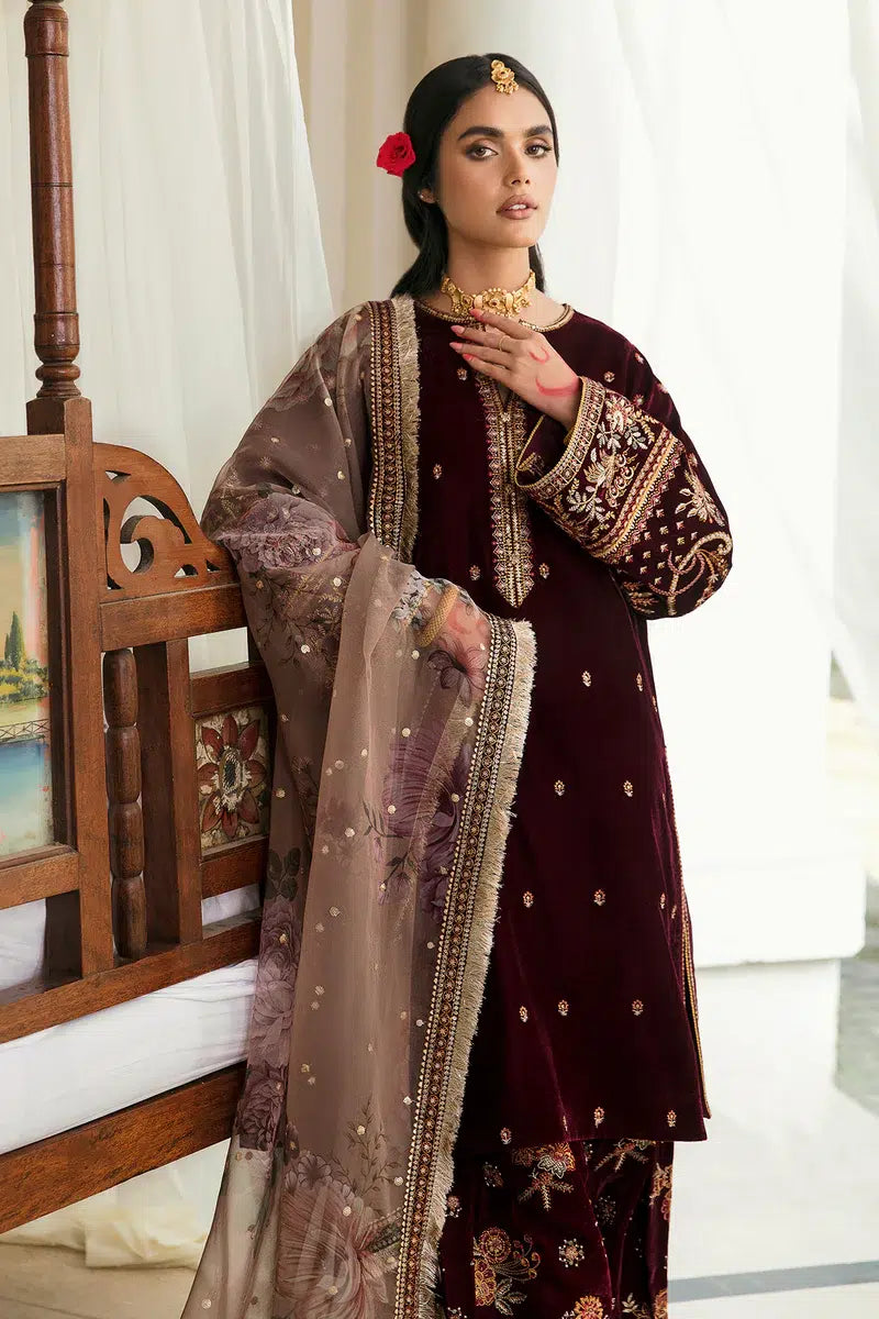 Baroque | Jahanara Luxury Velvet 23 | UF-250 -  Baroque Formal - Original Designer Dress - House of Maryam
