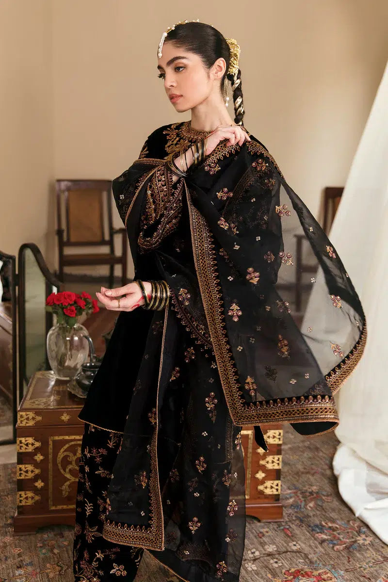 Baroque | Jahanara Luxury Velvet 23 | UF-253 -  Baroque Formal - Original Designer Dress - House of Maryam