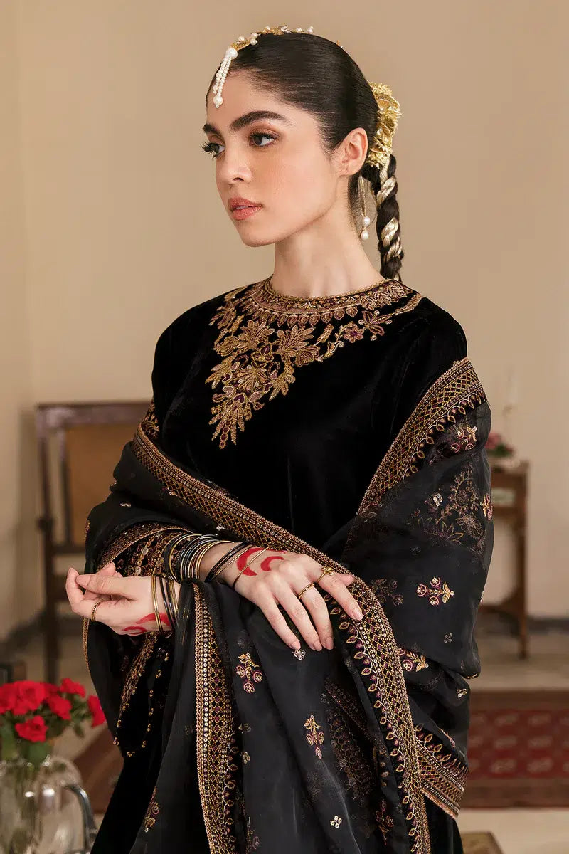 Baroque | Jahanara Luxury Velvet 23 | UF-253 -  Baroque Formal - Original Designer Dress - House of Maryam