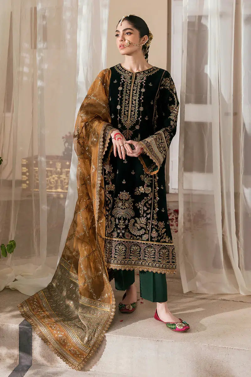 Baroque | Jahanara Luxury Velvet 23 | UF-255 -  Baroque Formal - Original Designer Dress - House of Maryam