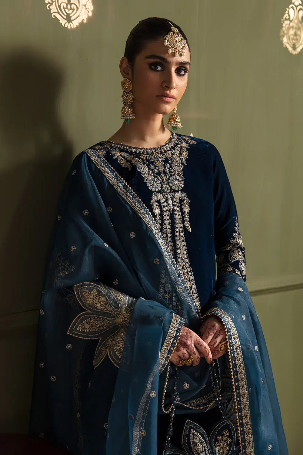 Baroque | Jahanara Luxury Velvet 23 | UF-467 -  Baroque Formal - Original Designer Dress - House of Maryam
