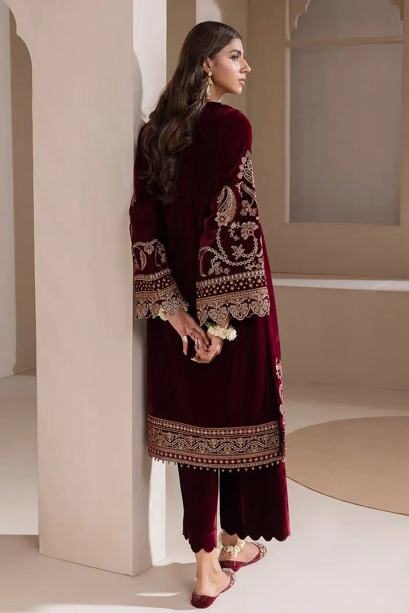 Baroque | Jahanara Luxury Velvet 23 | UF-421 -  Baroque Formal - Original Designer Dress - House of Maryam