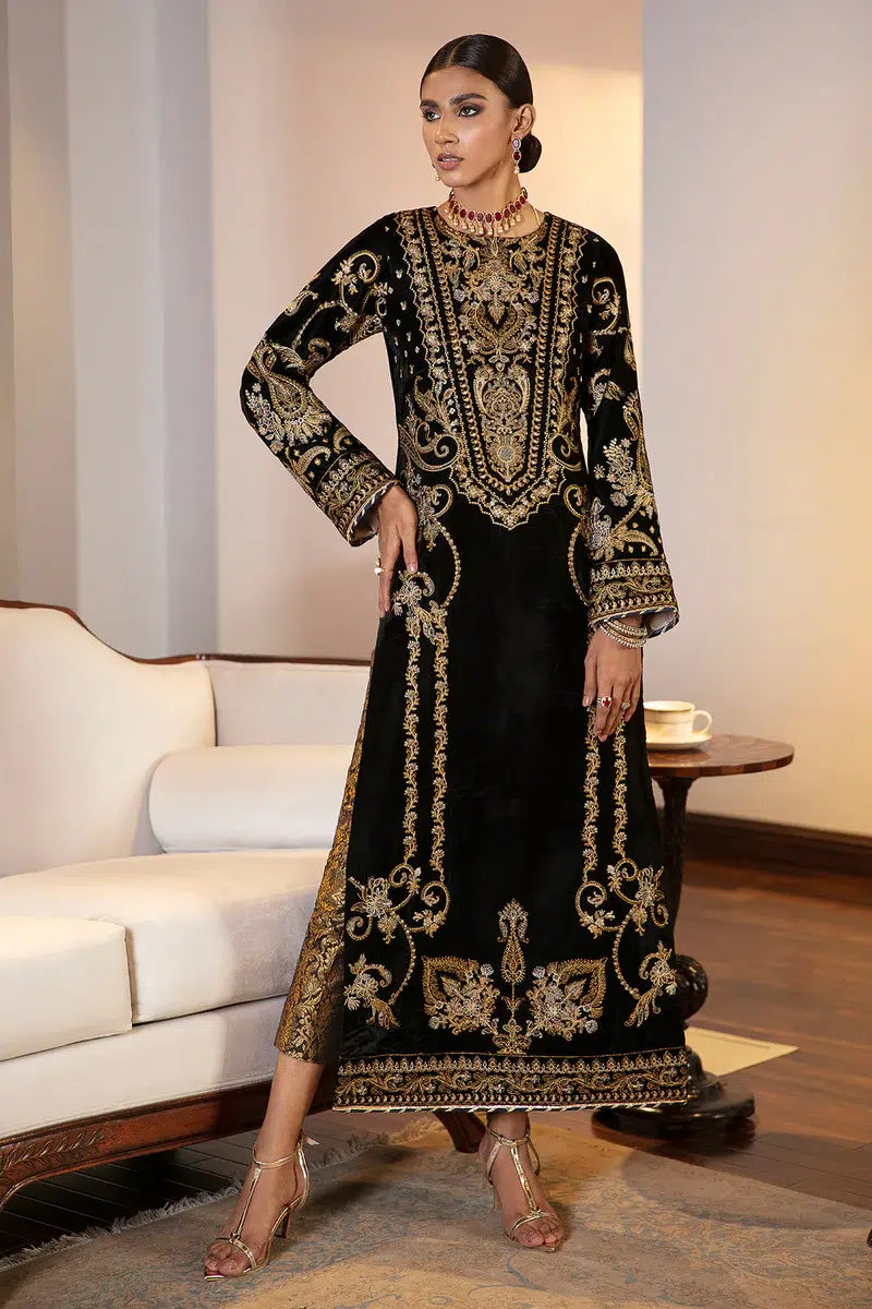Baroque | Jahanara Luxury Velvet 23 | UF-42 -  Baroque Formal - Original Designer Dress - House of Maryam