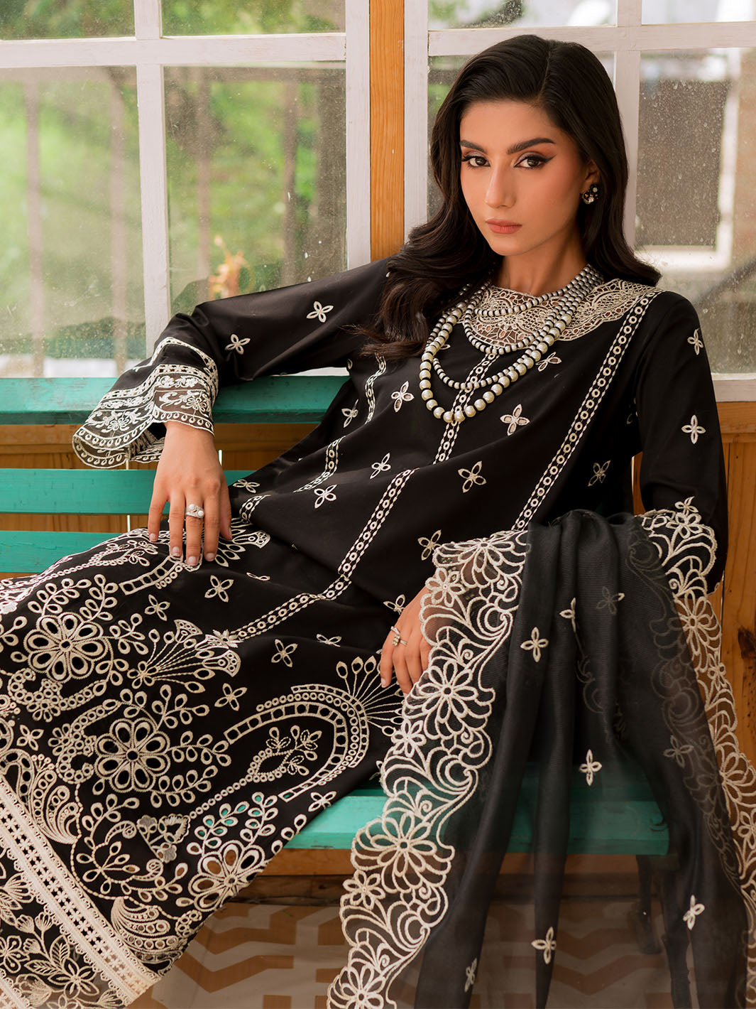 Mahnur | Bella Lawn 24 | BL - 10 -  Mahnur Luxury - Original Designer Dress - House of Maryam