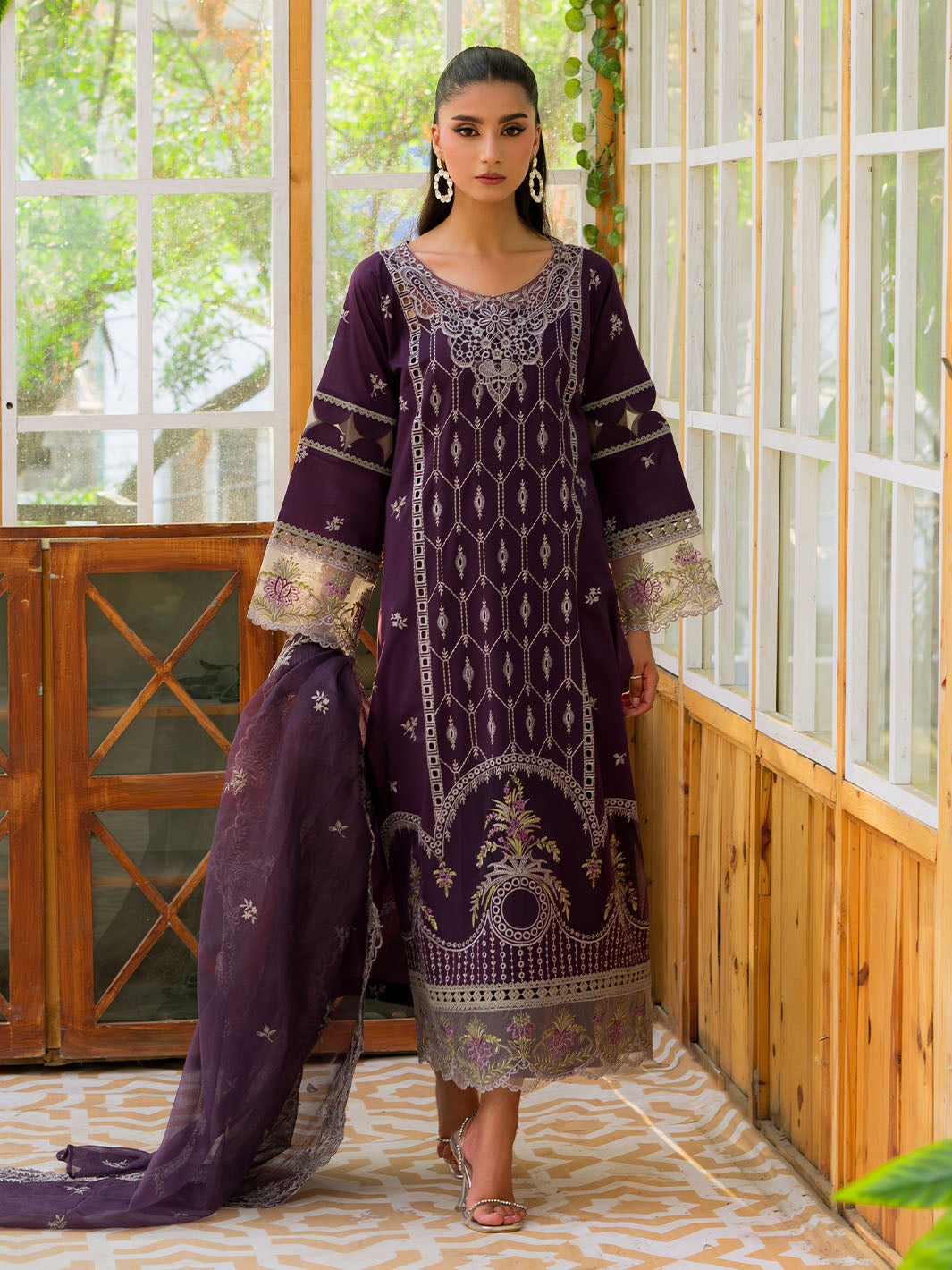 Mahnur | Bella Lawn 24 | BL - 11 -  Mahnur Luxury - Original Designer Dress - House of Maryam