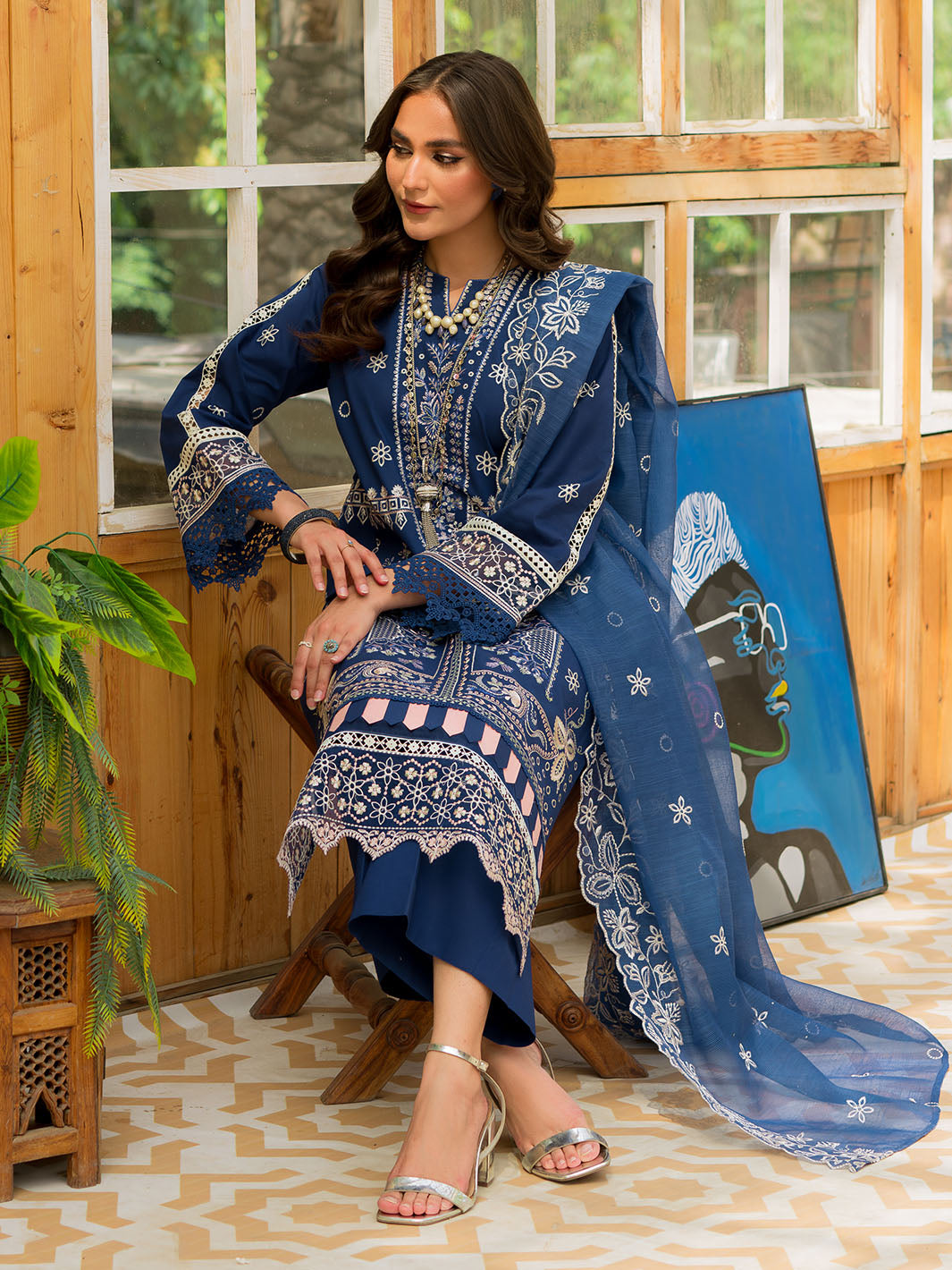 Mahnur | Bella Lawn 24 | BL - 02 -  Mahnur Luxury - Original Designer Dress - House of Maryam