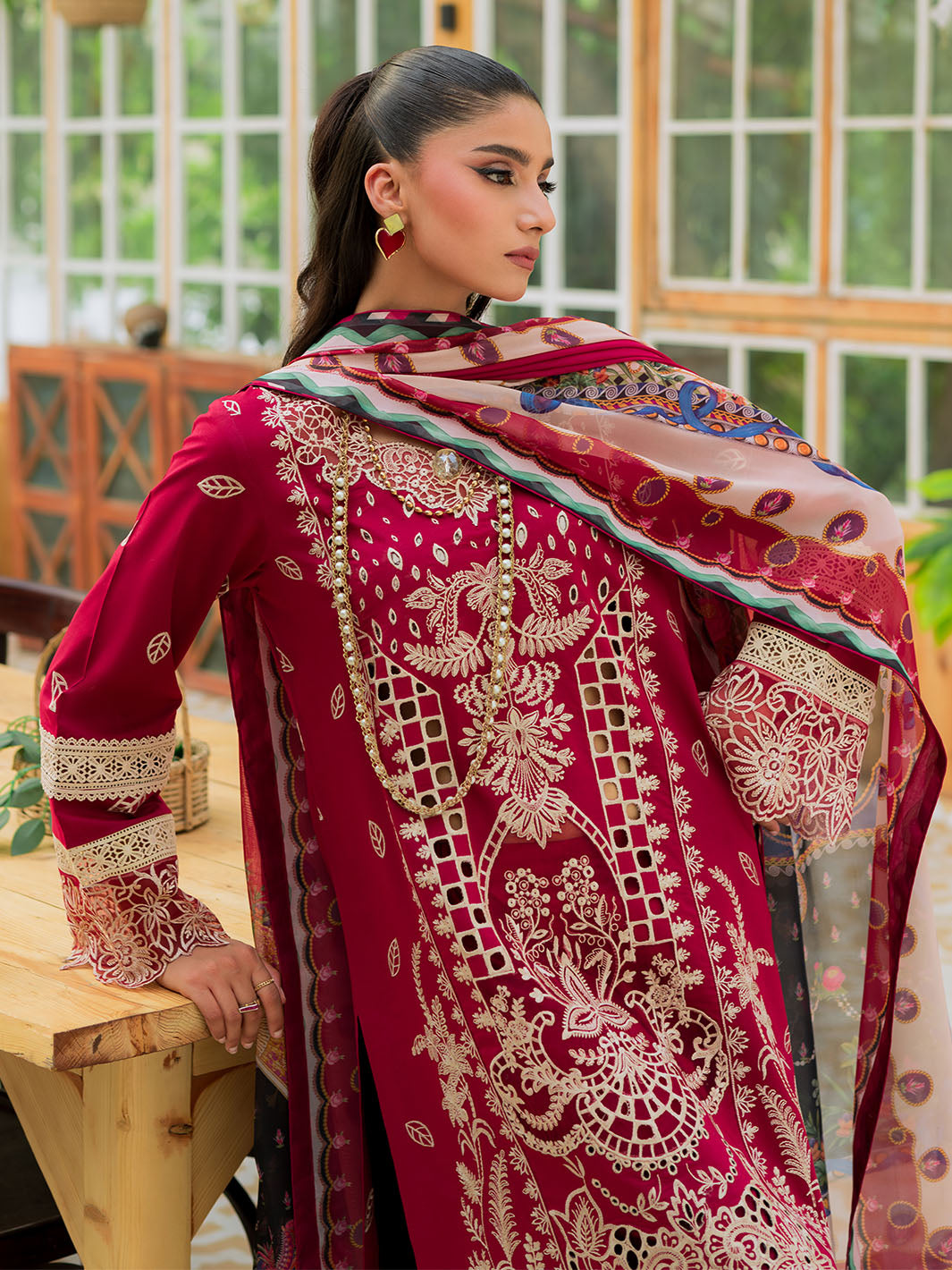 Mahnur | Bella Lawn 24 | BL - 08 -  Mahnur Luxury - Original Designer Dress - House of Maryam