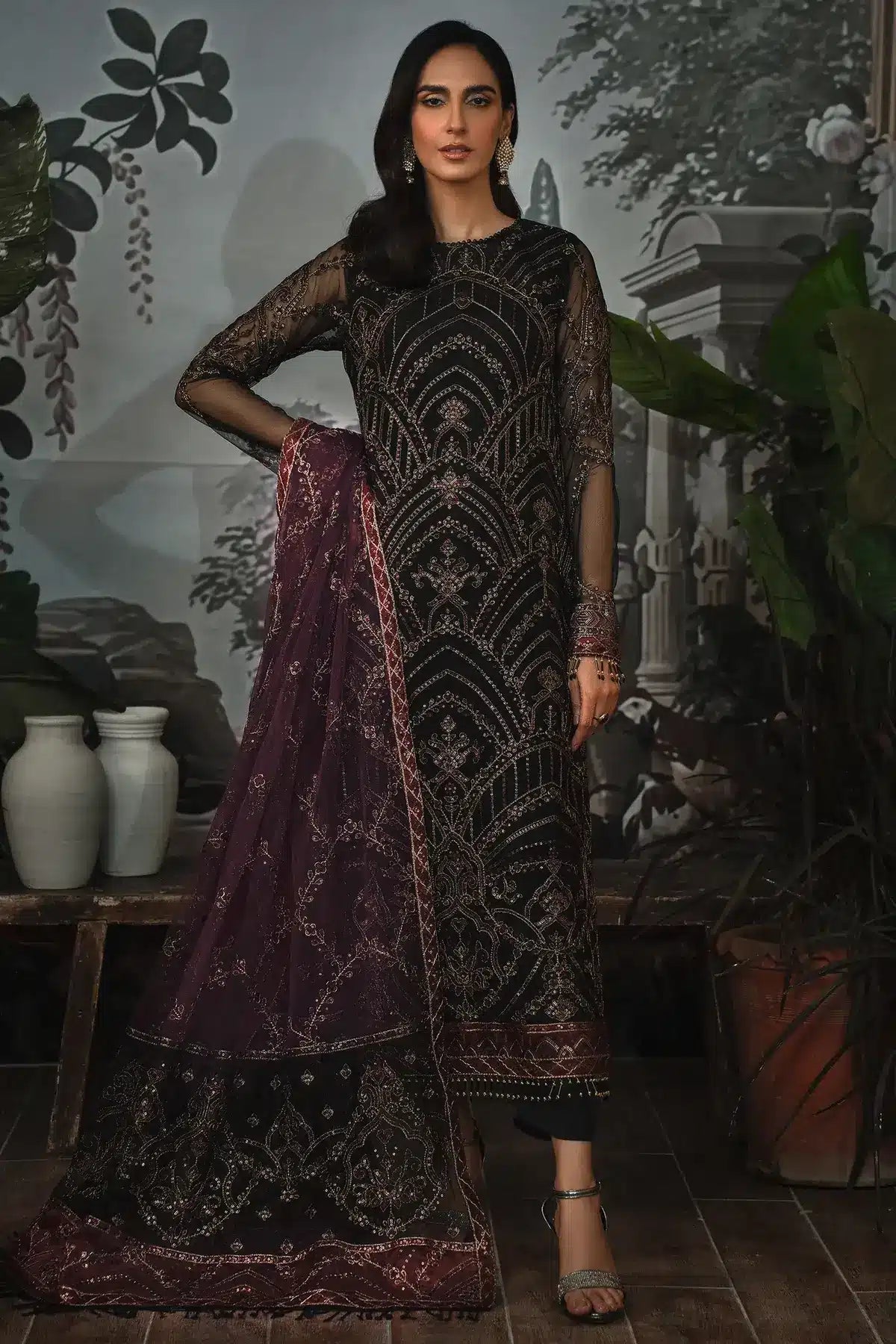 Zarif | LA ROSELLA Formals | ZLR 04 NIGHT GLOW -  Zarif Formal - Original Designer Dress - House of Maryam