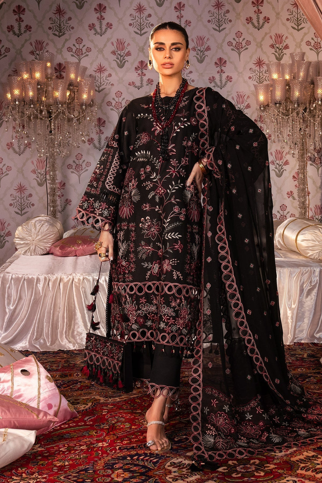 Alizeh | Rawayat Luxury Lawn 24 | Gulshan -  Alizeh Luxury - Original Designer Dress - House of Maryam