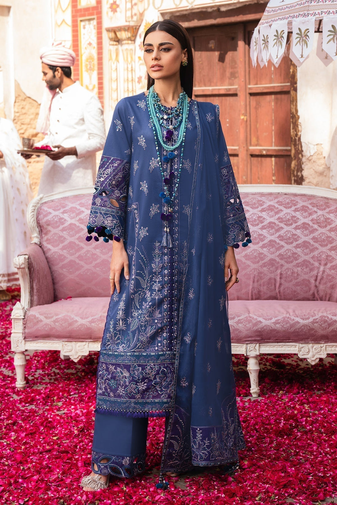 Alizeh | Rawayat Luxury Lawn 24 | Shehnaaz -  Alizeh Luxury - Original Designer Dress - House of Maryam