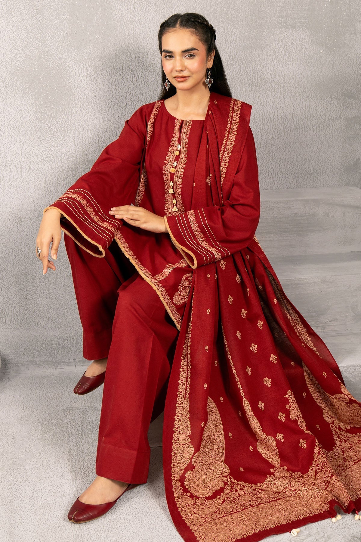 Kayseria | Winter Khaddar 24 | C6068-1 -  Kayseria Ladies Clothes - Original Designer Dress - House of Maryam