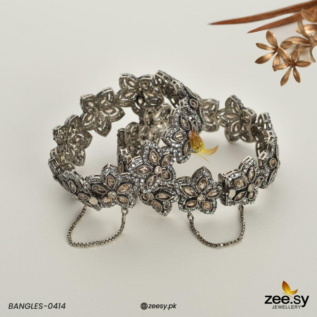 Bangles-0414 -  Zeesy Bangles - Original Designer Dress - House of Maryam
