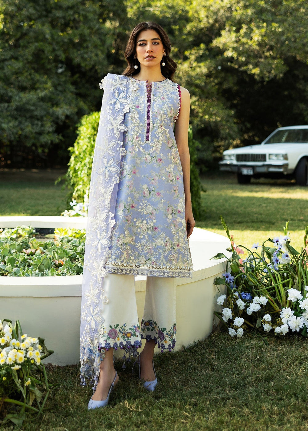 Sadaf Fawad Khan | Siraa Lawn 25 | BLOOM - A -  Sadaf Fawad Khan Ladies Clothes - Original Designer Dress - House of Maryam