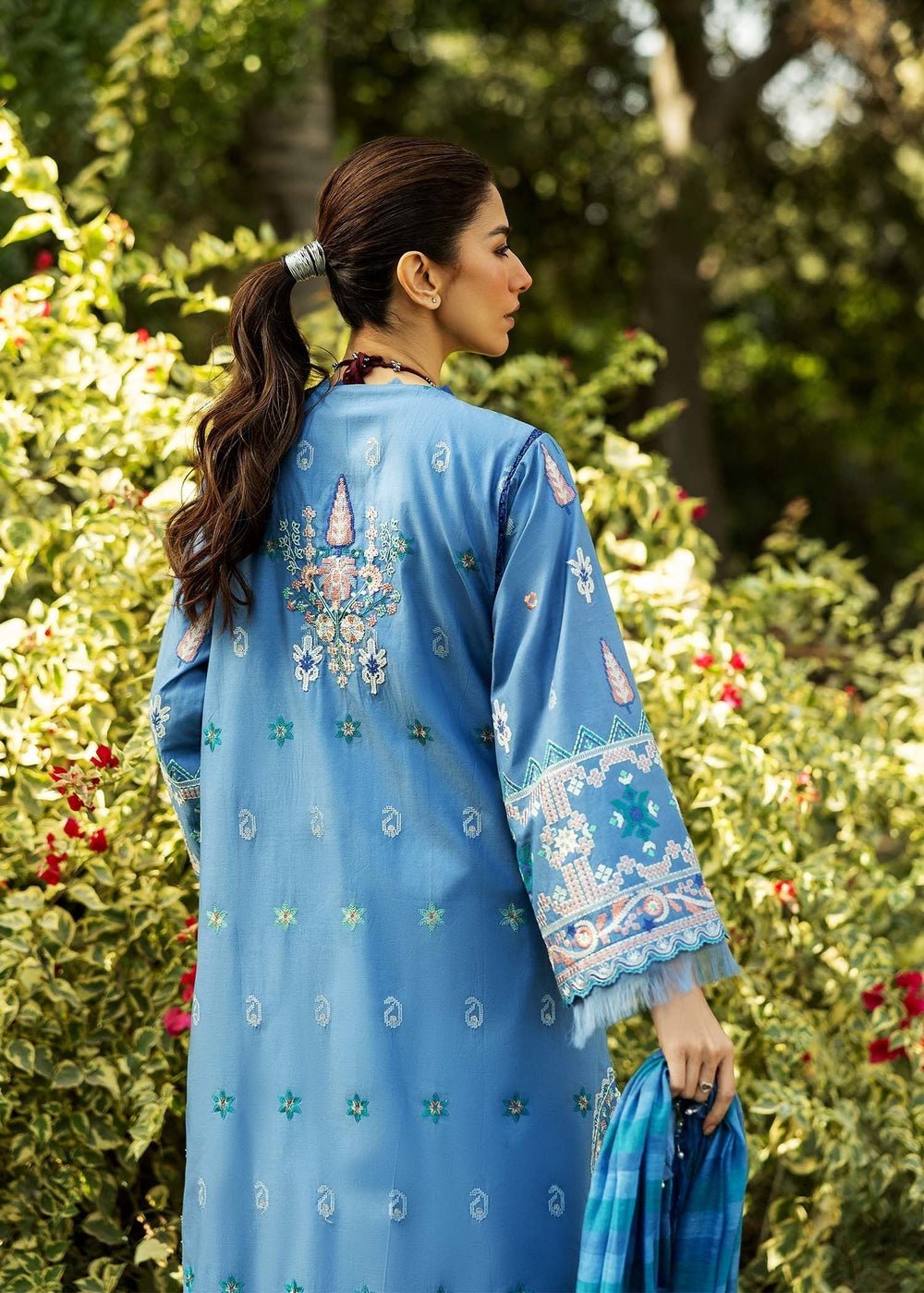 Sadaf Fawad Khan | Siraa Lawn 25 | WISTERIA - A -  Sadaf Fawad Khan Ladies Clothes - Original Designer Dress - House of Maryam