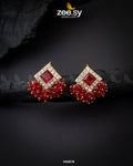 Earrings-0343 -  Zeesy Earrings - Original Designer Dress - House of Maryam