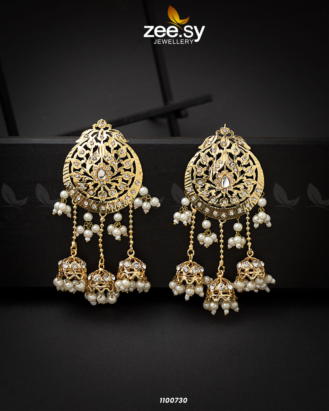 Earrings-0407 -  Zeesy Earrings - Original Designer Dress - House of Maryam
