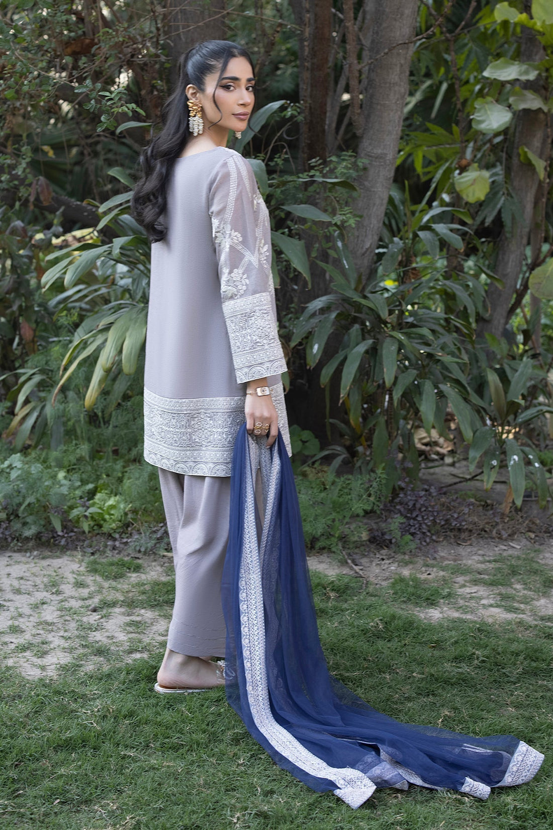 Erum Khan | Shahzeen Eid Collection | KIWI -  Erum Khan Formal - Original Designer Dress - House of Maryam