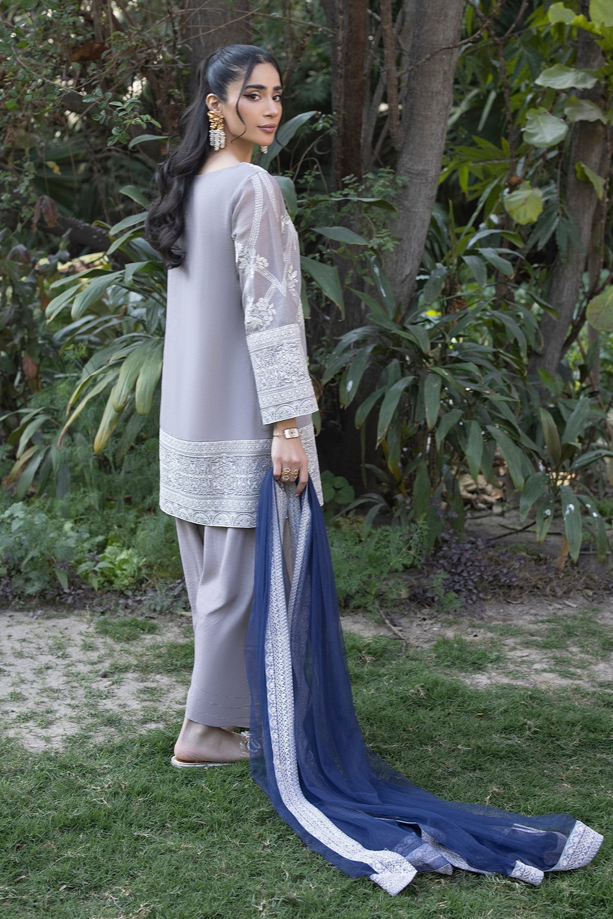 Erum Khan | Shahzeen Eid Collection | KIWI -  Erum Khan Formal - Original Designer Dress - House of Maryam