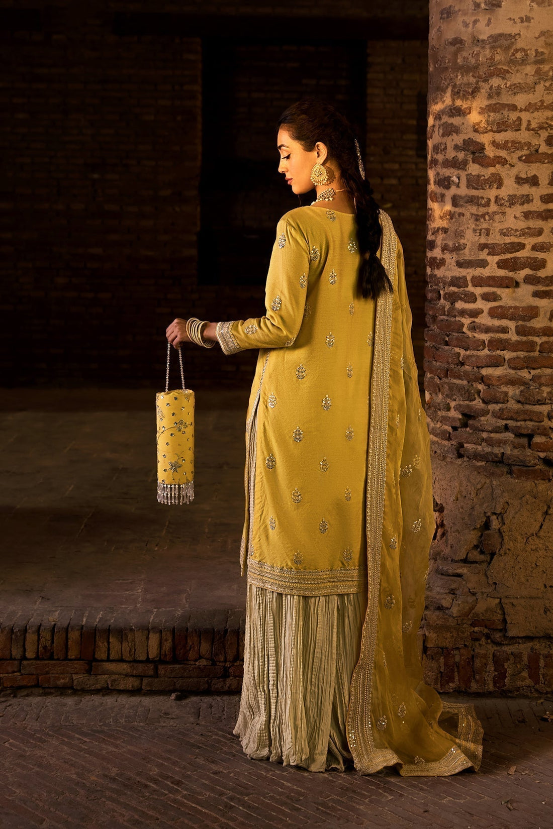 Erum Khan | Shezadian Luxe Formals | DIL ARAA -  Erum Khan Formal - Original Designer Dress - House of Maryam