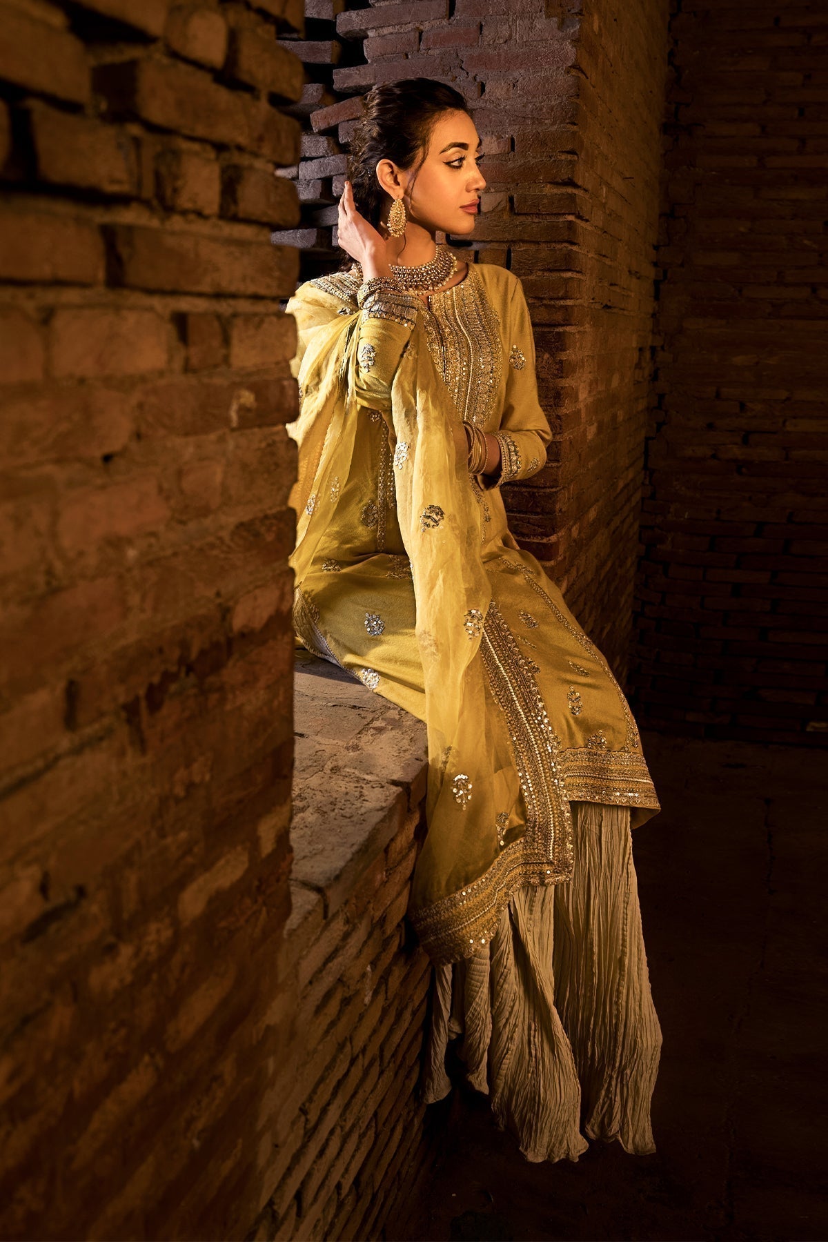 Erum Khan | Shezadian Luxe Formals | DIL ARAA -  Erum Khan Formal - Original Designer Dress - House of Maryam