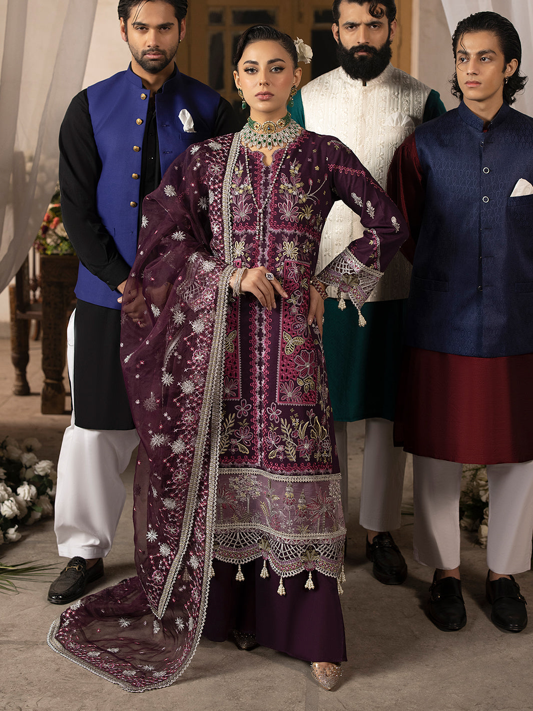 Mahnur | Mahrukh Luxury Lawn 24 | ESME -  Mahnur Luxury - Original Designer Dress - House of Maryam