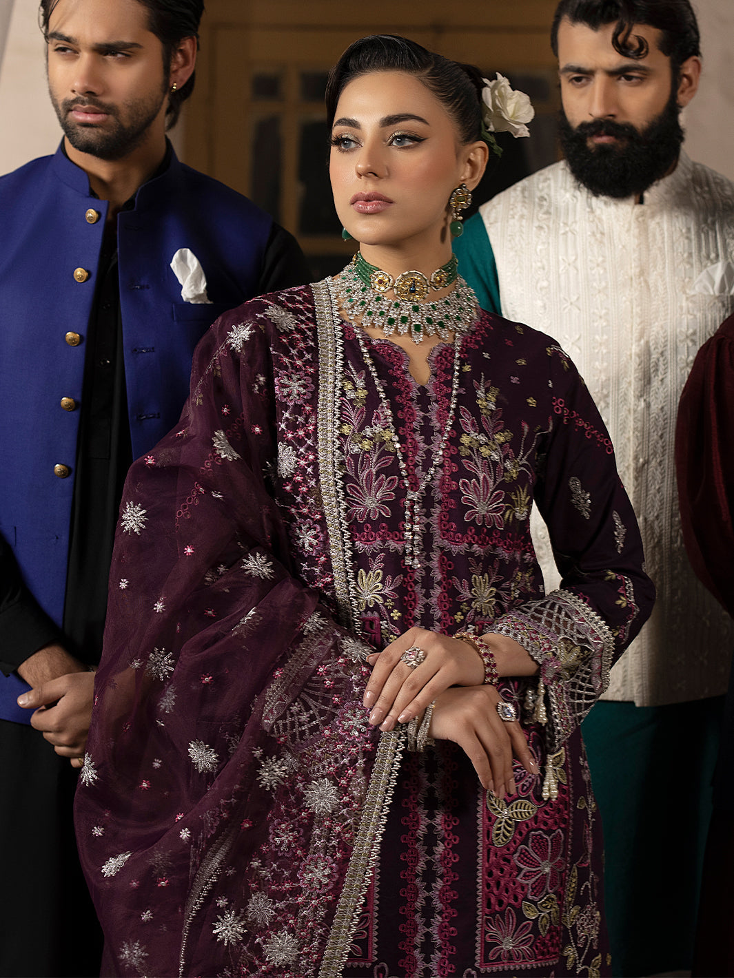 Mahnur | Mahrukh Luxury Lawn 24 | ESME -  Mahnur Luxury - Original Designer Dress - House of Maryam