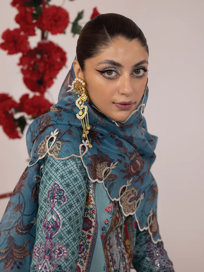 Ittehad | Faiza Faisal Rangeeli Lawn 24 | Rampa -  Ittehad Luxury - Original Designer Dress - House of Maryam