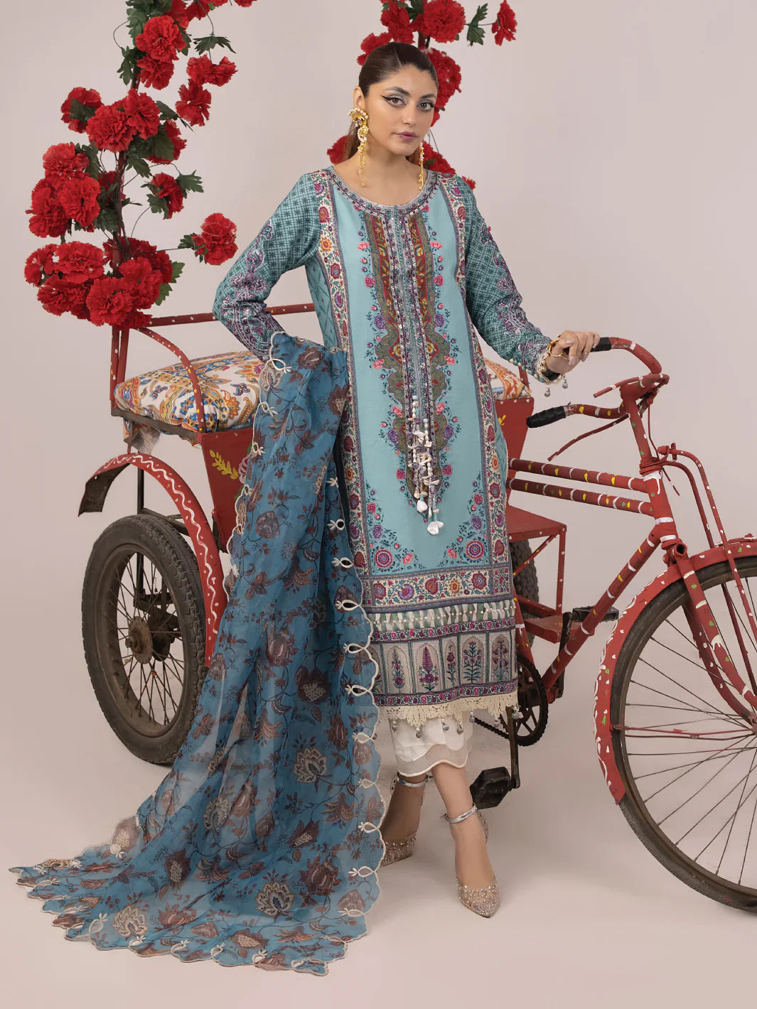 Ittehad | Faiza Faisal Rangeeli Lawn 24 | Rampa -  Ittehad Luxury - Original Designer Dress - House of Maryam