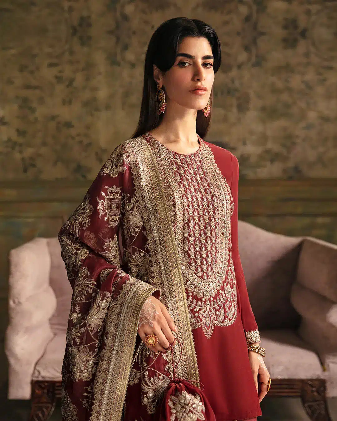 Faiza Saqlain | Manaar Luxe Formals 23 | Negar -  Faiza Saqlain Bridal - Original Designer Dress - House of Maryam