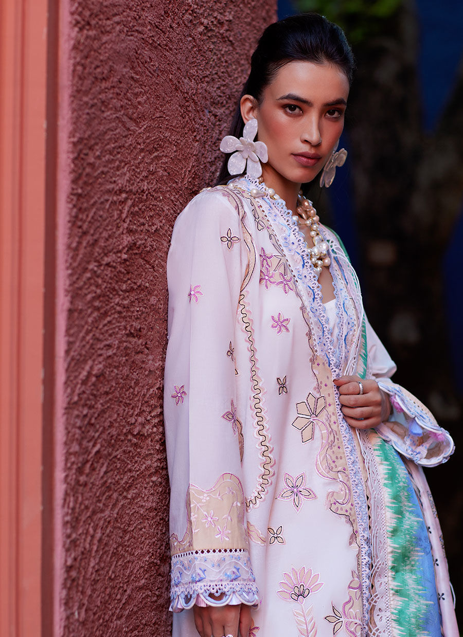 Farah Talib Aziz | Suay Lawn 24 | MIWA IVORY -  Farah Talib Aziz Luxury - Original Designer Dress - House of Maryam