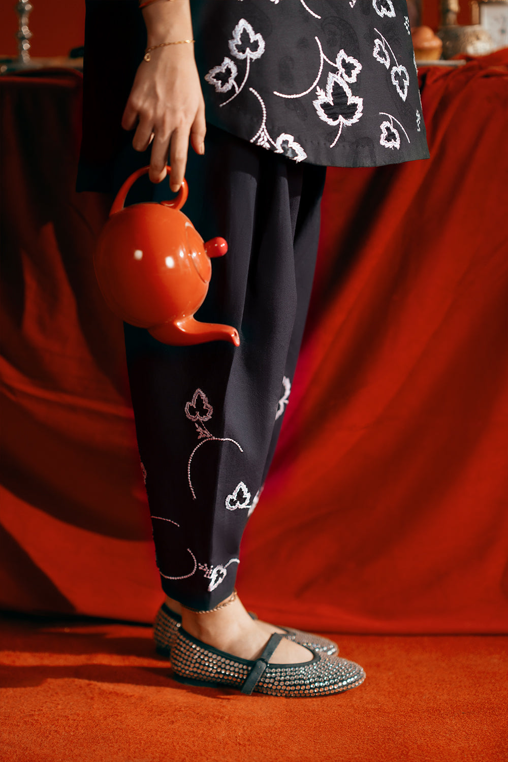 Saira Rizwan | Joolie Co ords | JOOLIE BLACK - JBP25-06 -  Saira Rizwan Ladies Clothes - Original Designer Dress - House of Maryam