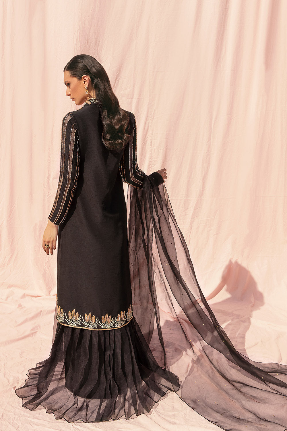 Caia | Pret Collection | NOIR -  Caia Formal - Original Designer Dress - House of Maryam