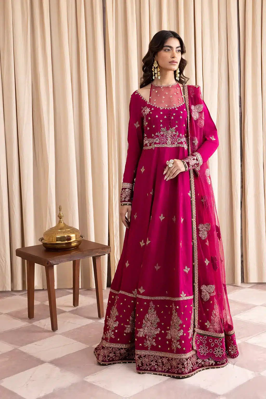 Iznik | Festive Raw Silk 23 | IRS-05 OPULENCE -  Iznik Formal - Original Designer Dress - House of Maryam