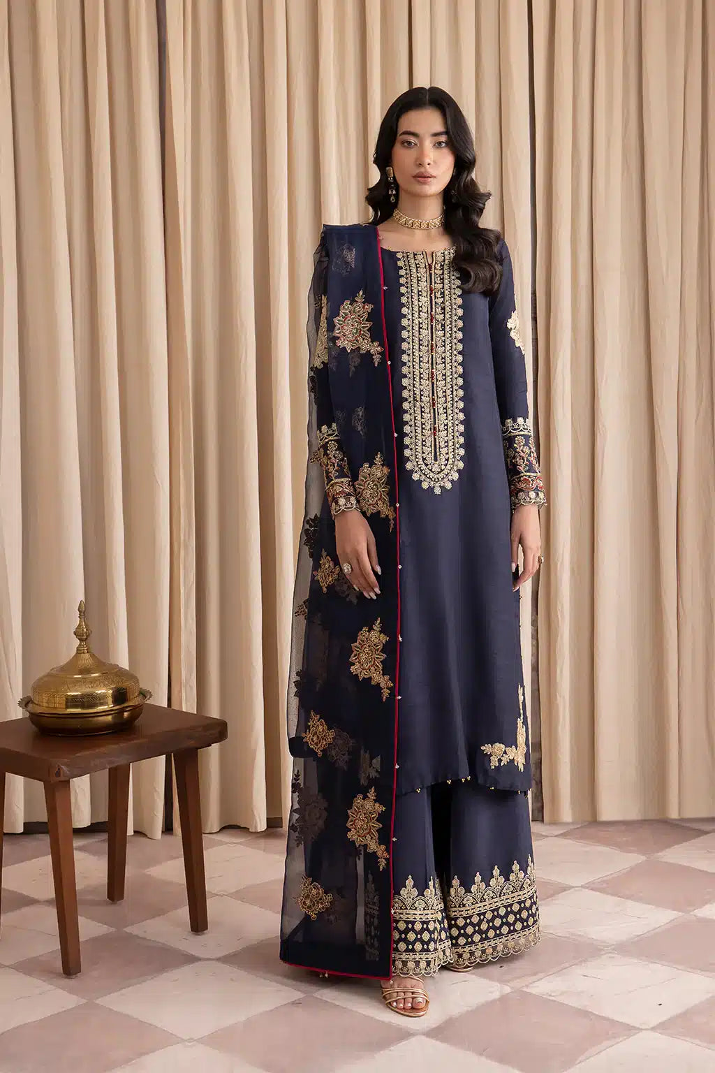 Iznik | Festive Raw Silk 23 | IRS-07 ZENITH -  Iznik Formal - Original Designer Dress - House of Maryam