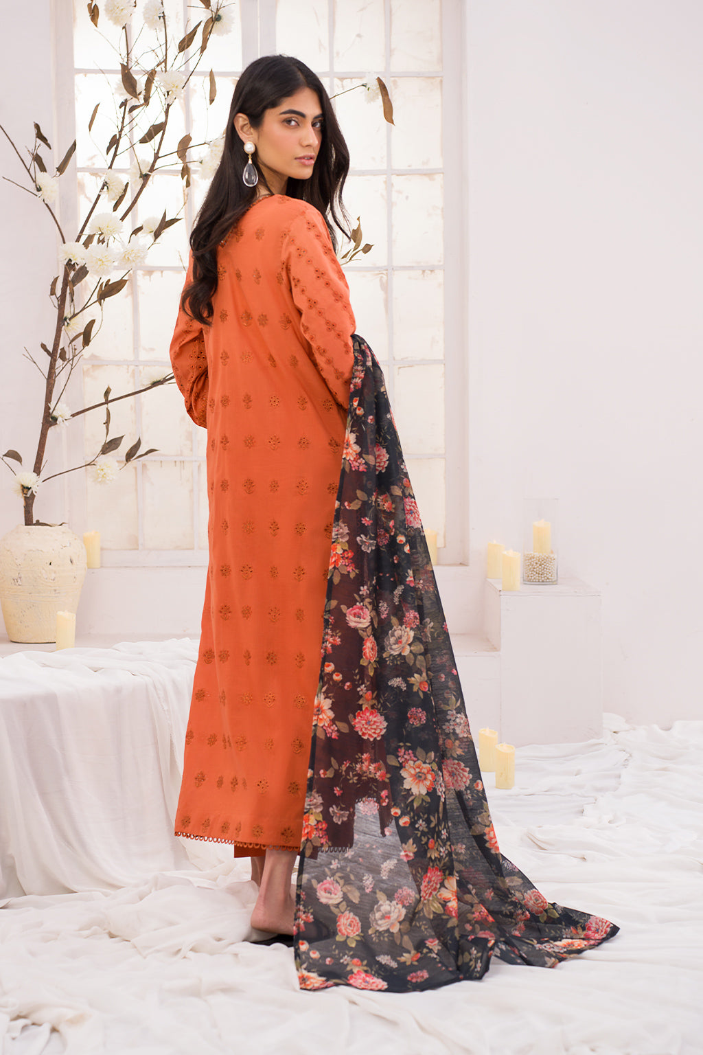 Iznik | Lawnkari 24 | UE-162 LEAFLET -  Iznik Formal - Original Designer Dress - House of Maryam