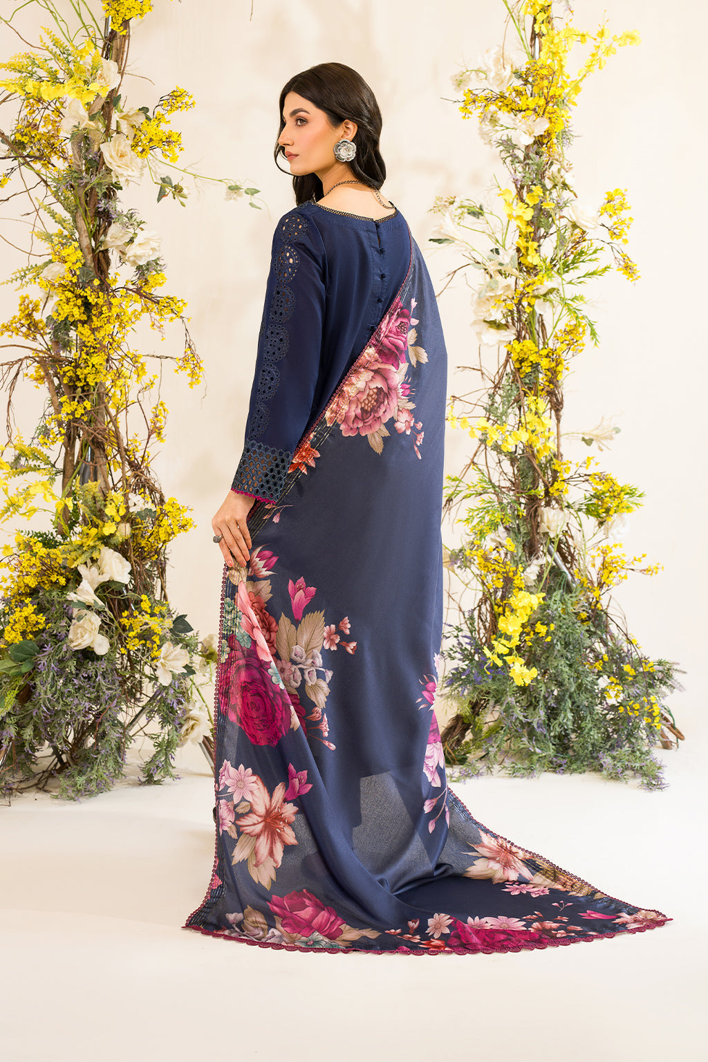 Iznik | Lawnkari 24 | UE-163 BLOOMEASE -  Iznik Formal - Original Designer Dress - House of Maryam