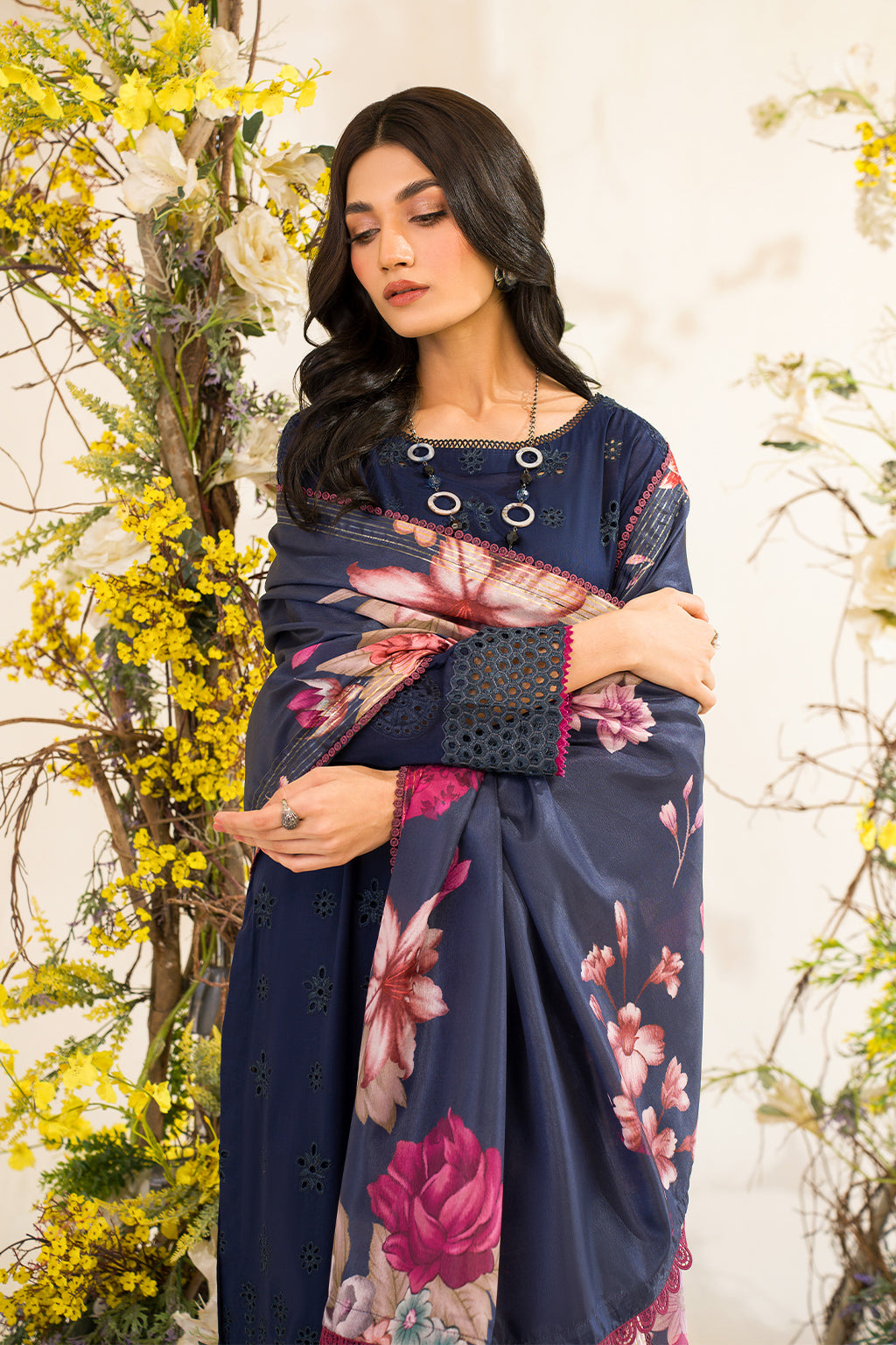 Iznik | Lawnkari 24 | UE-163 BLOOMEASE -  Iznik Formal - Original Designer Dress - House of Maryam